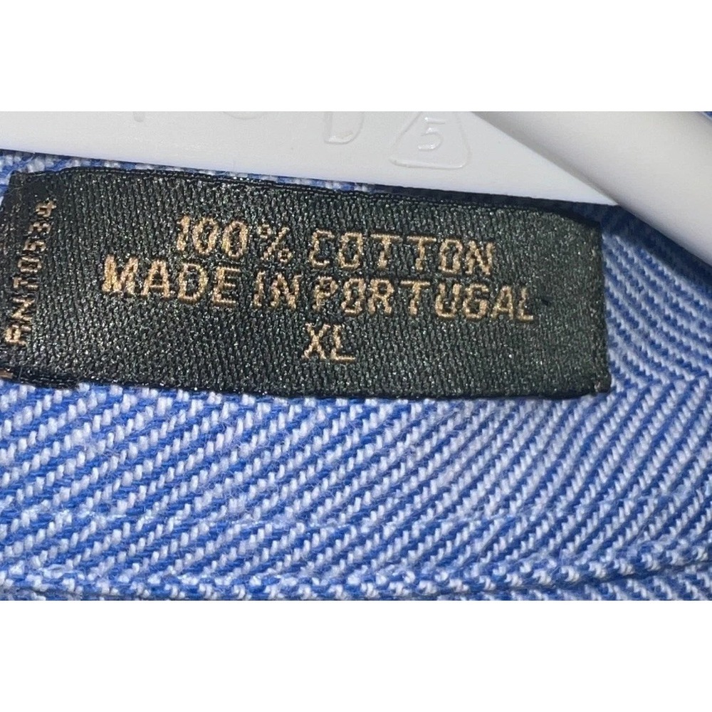 Orvis Signature Collection Shirt Mens XL Blue‎ Corduroy Long Sleeve Button Down - Picture 3 of 6